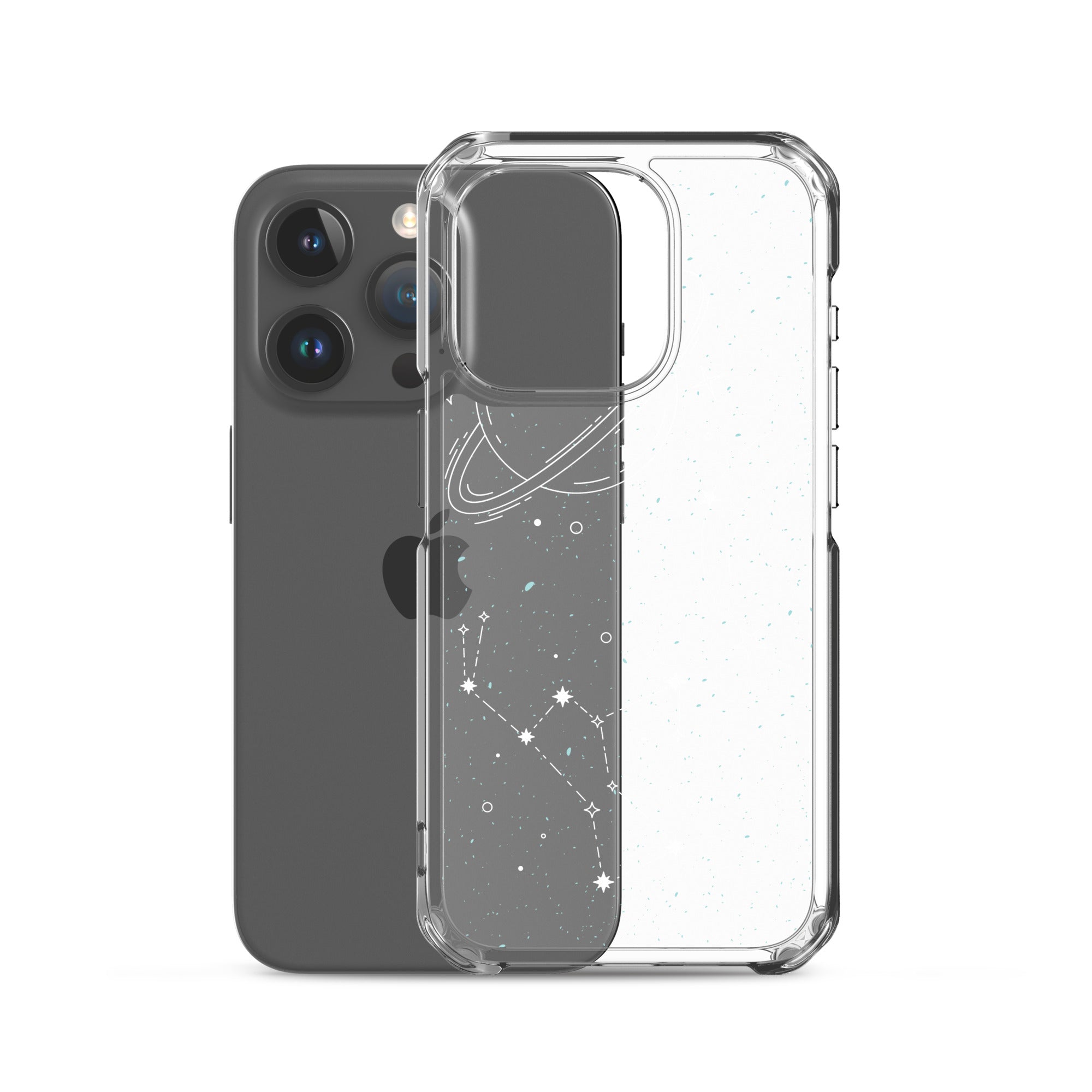 Astro Stars Transparent iPhone® Case, Luxury Cover, Scratch-Resistant, Available For All Models, JHTEE Accessories., - JHTEE, Clear iPhone case, Clear phone case, Dust-proof case, #tag4#, #tag5#, #tag6#, #tag7#, #tag8#, #tag9#, #tag10#, #tag11#, #tag12#, #tag13#, #tag14#, #tag15#, #tag16#, #tag17#, #