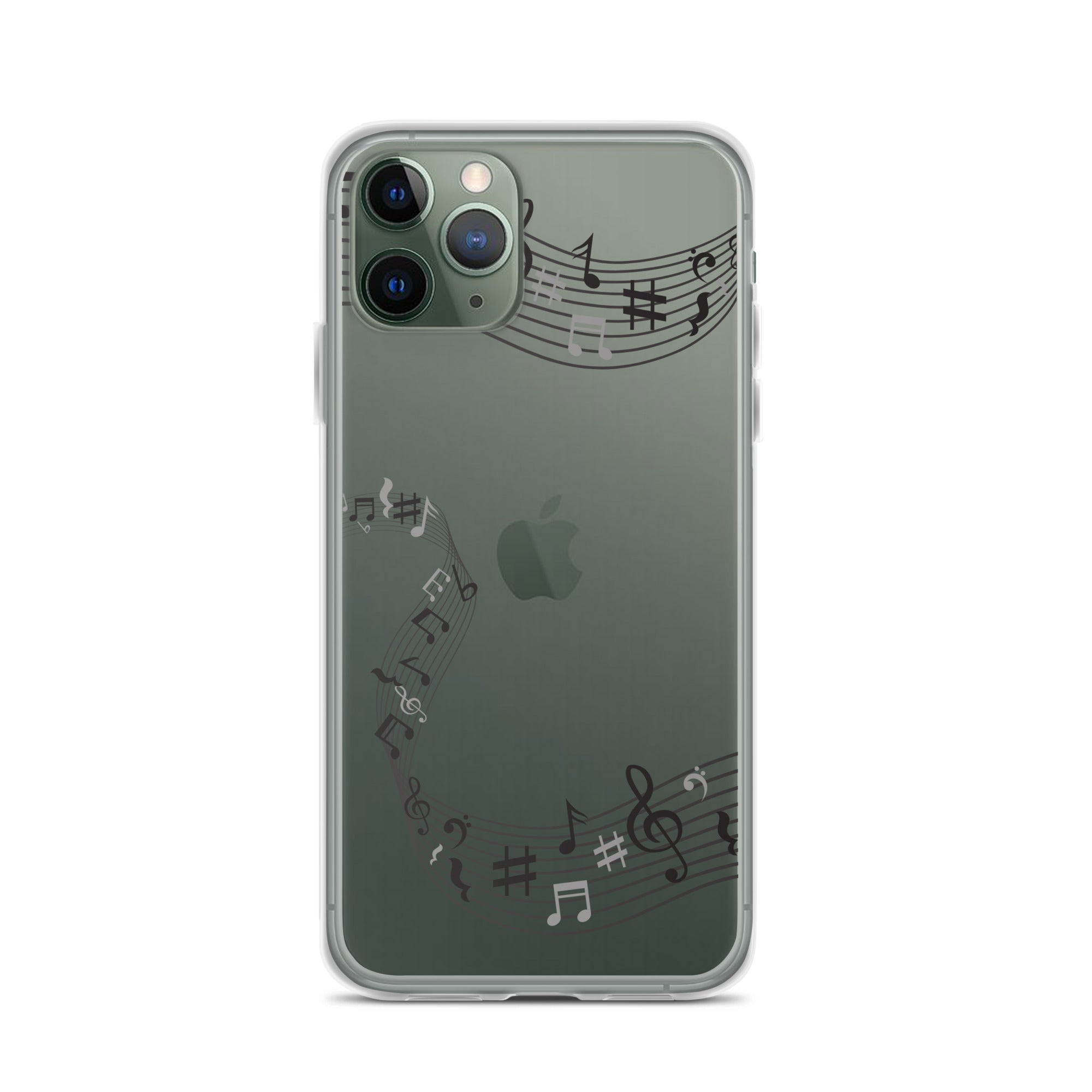 Music Clear iPhone® Case, Transparent Luxury Cover, Scratch-Resistant, Available For All Models, JHTEE Accessories. - JHTEE