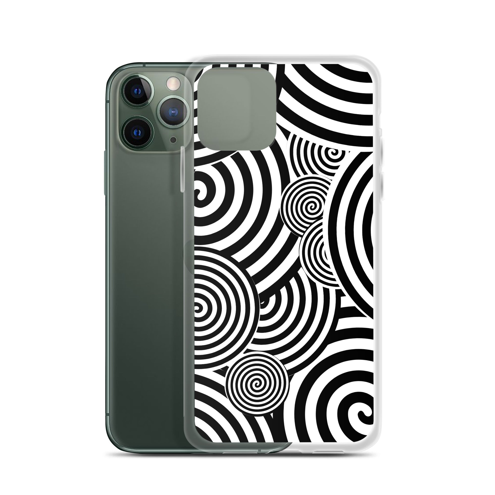 Swirl iPhone® Case, Transparent Luxury Cover, Scratch-Resistant, Available For All Models, JHTEE Accessories. - JHTEE