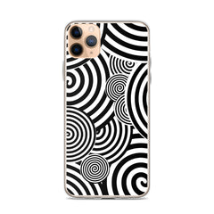 Swirl iPhone® Case, Transparent Luxury Cover, Scratch-Resistant, Available For All Models, JHTEE Accessories. - JHTEE