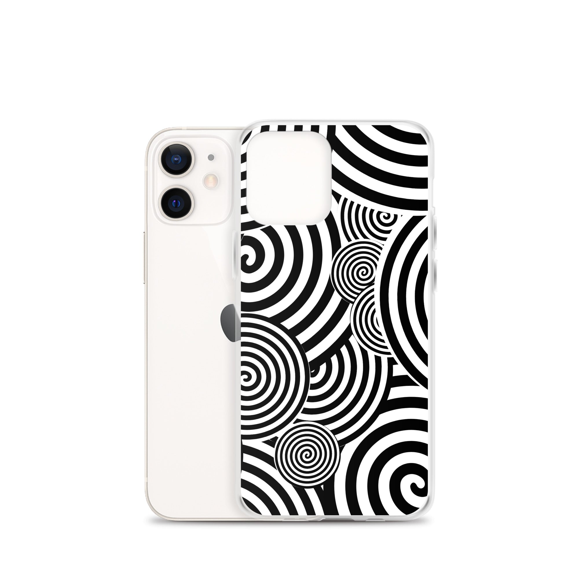 Swirl iPhone® Case, Transparent Luxury Cover, Scratch-Resistant, Available For All Models, JHTEE Accessories. - JHTEE