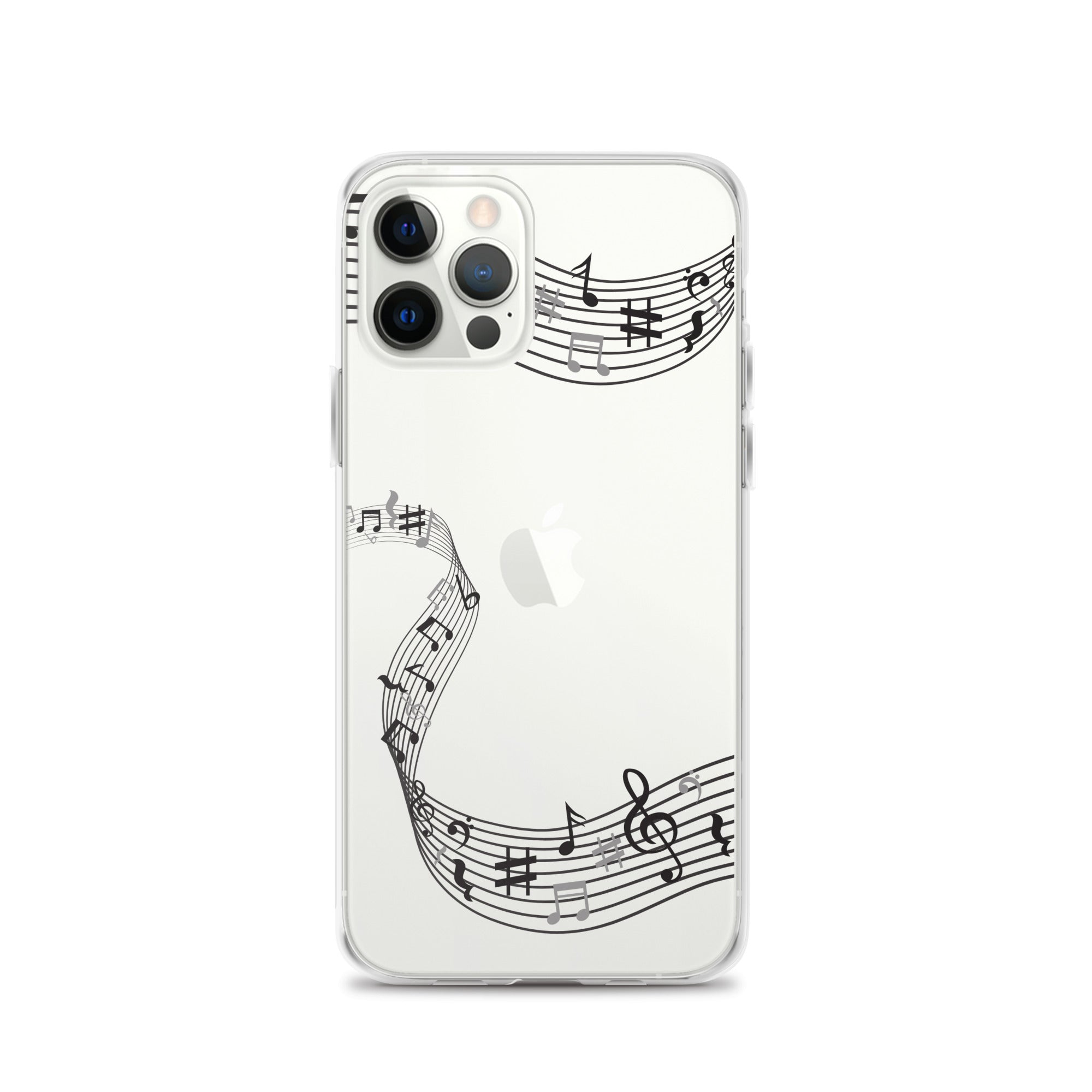 Music Clear iPhone® Case, Transparent Luxury Cover, Scratch-Resistant, Available For All Models, JHTEE Accessories. - JHTEE