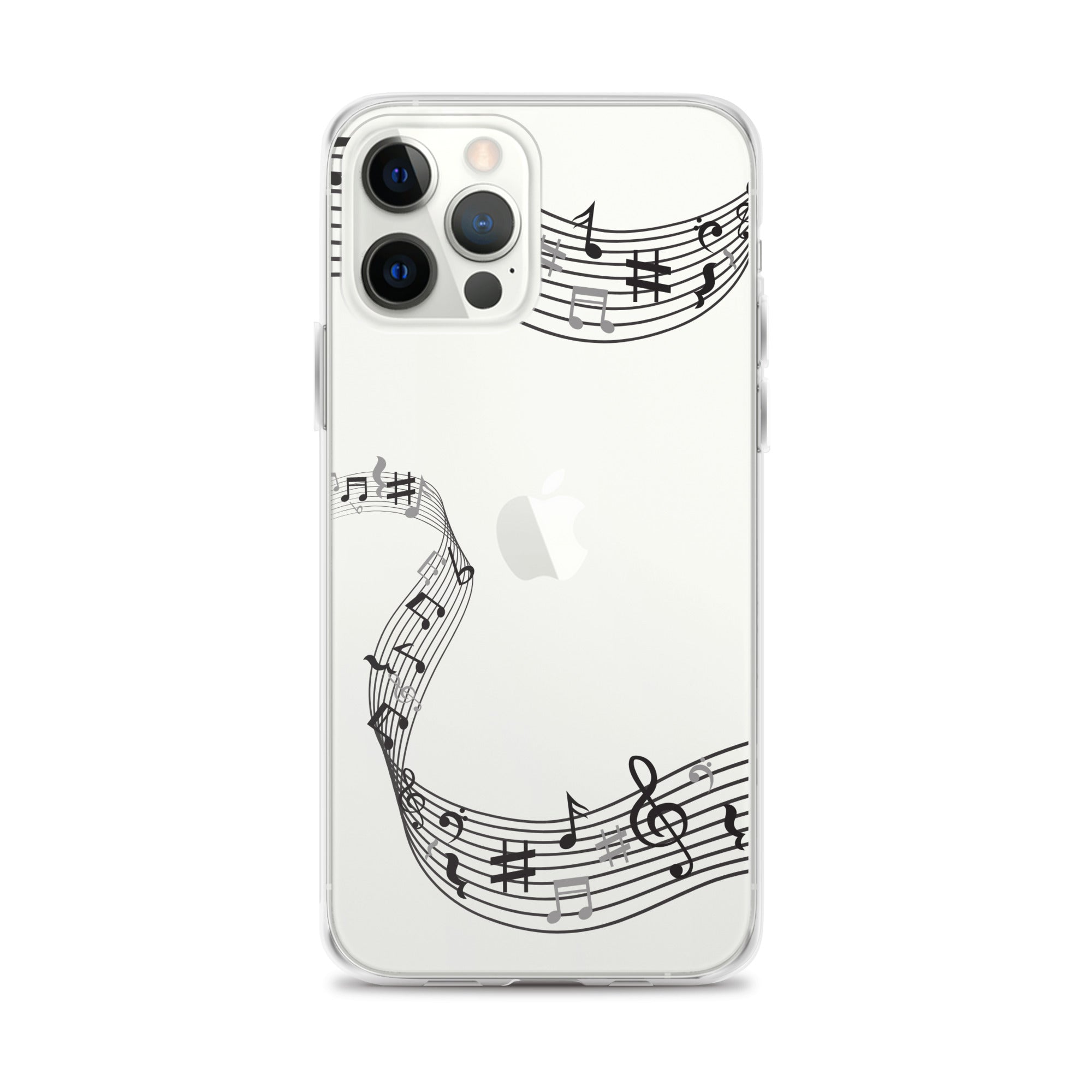 Music Clear iPhone® Case, Transparent Luxury Cover, Scratch-Resistant, Available For All Models, JHTEE Accessories. - JHTEE