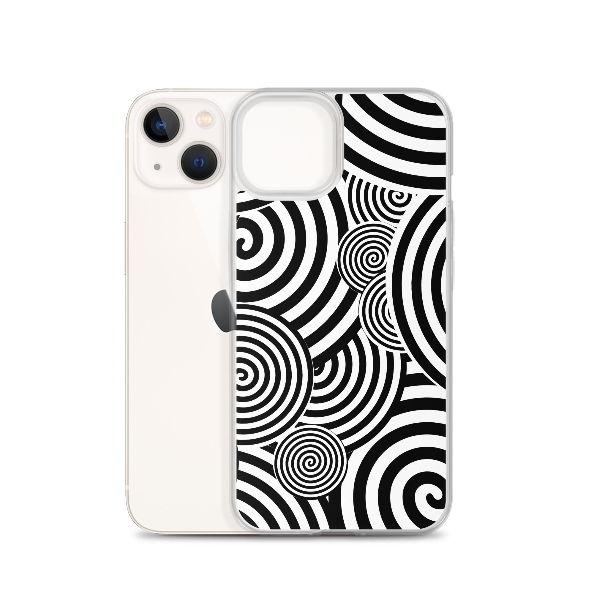 Swirl iPhone® Case, Transparent Luxury Cover, Scratch-Resistant, Available For All Models, JHTEE Accessories. - JHTEE