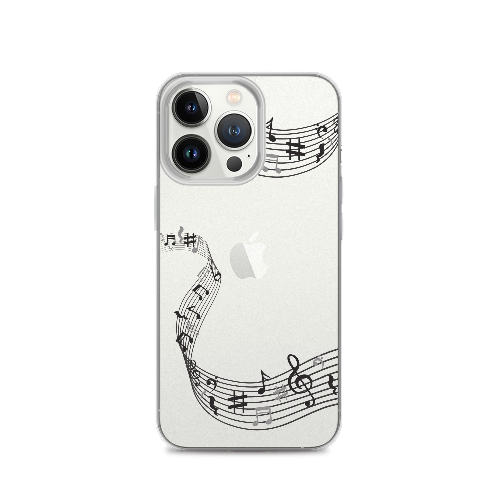 Music Clear iPhone® Case, Transparent Luxury Cover, Scratch-Resistant, Available For All Models, JHTEE Accessories. - JHTEE