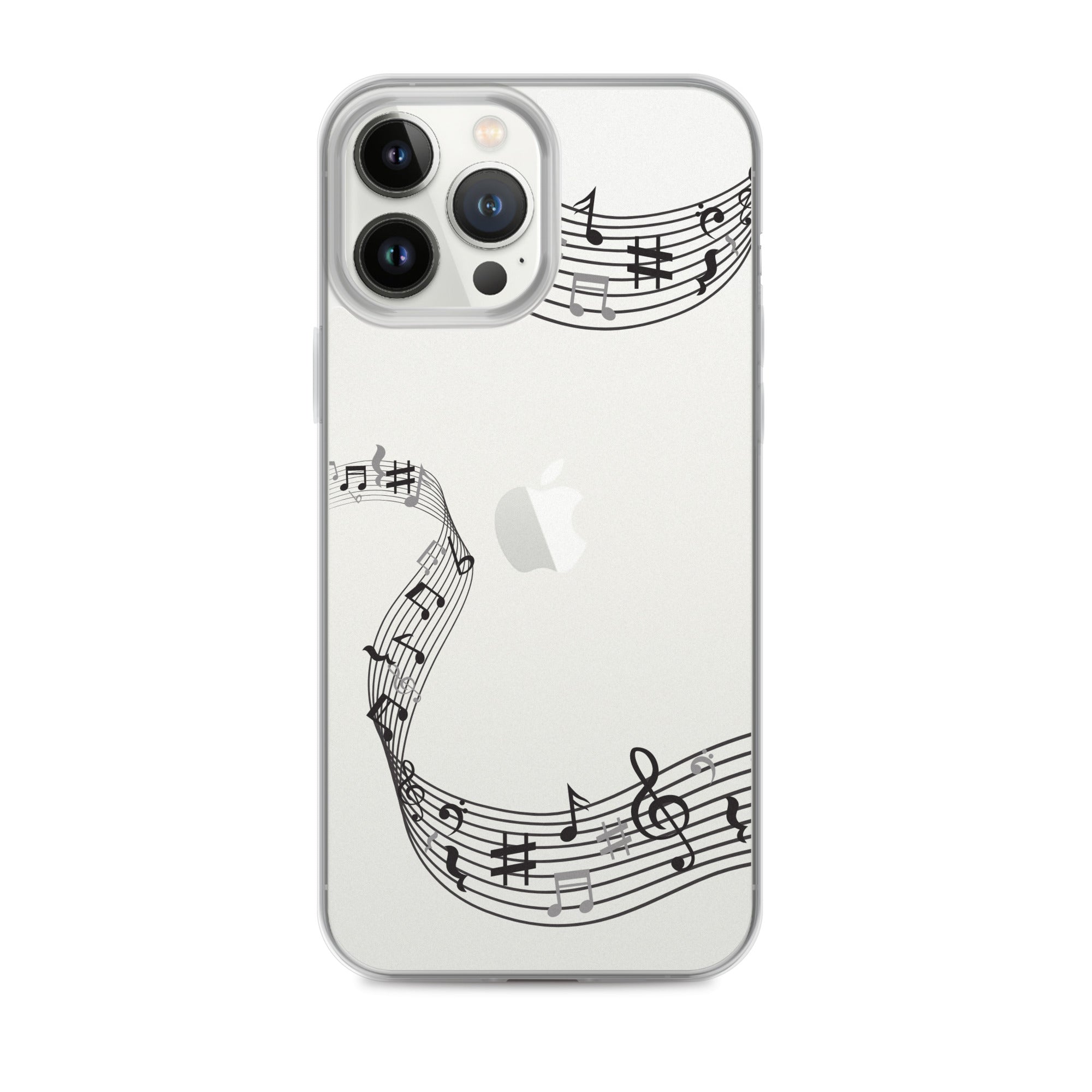 Music Clear iPhone® Case, Transparent Luxury Cover, Scratch-Resistant, Available For All Models, JHTEE Accessories. - JHTEE