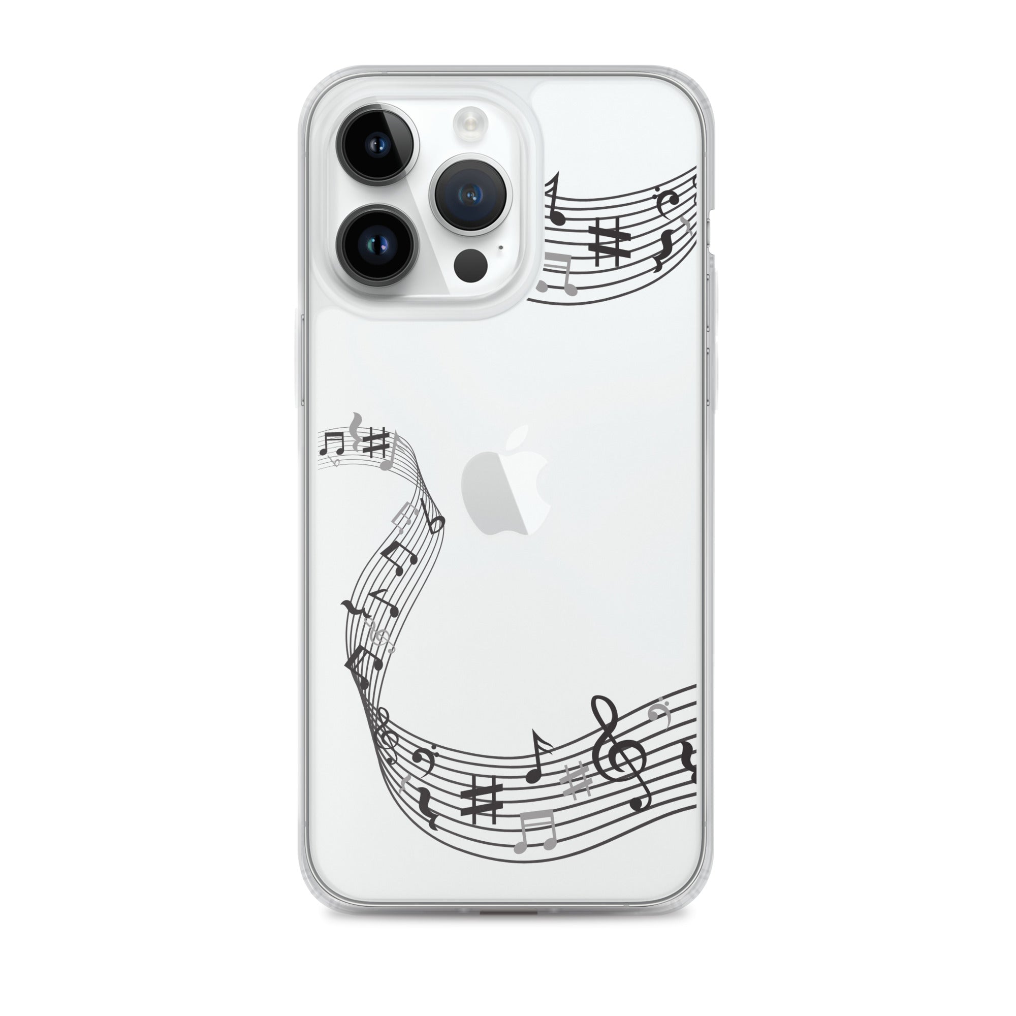 Music Clear iPhone® Case, Transparent Luxury Cover, Scratch-Resistant, Available For All Models, JHTEE Accessories. - JHTEE