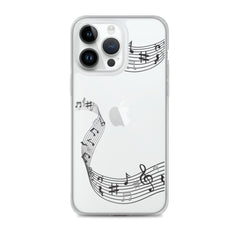 Music Clear iPhone® Case, Transparent Luxury Cover, Scratch-Resistant, Available For All Models, JHTEE Accessories. - JHTEE