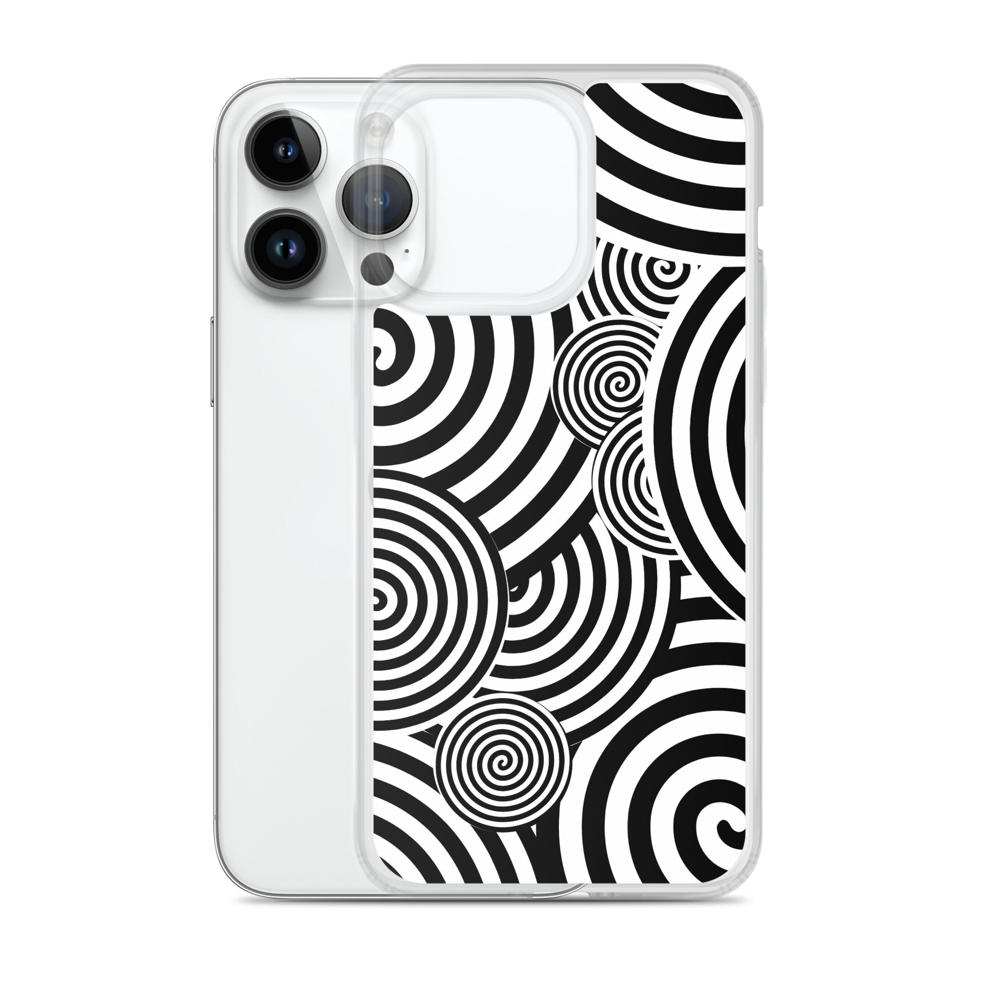 Swirl iPhone® Case, Transparent Luxury Cover, Scratch-Resistant, Available For All Models, JHTEE Accessories. - JHTEE