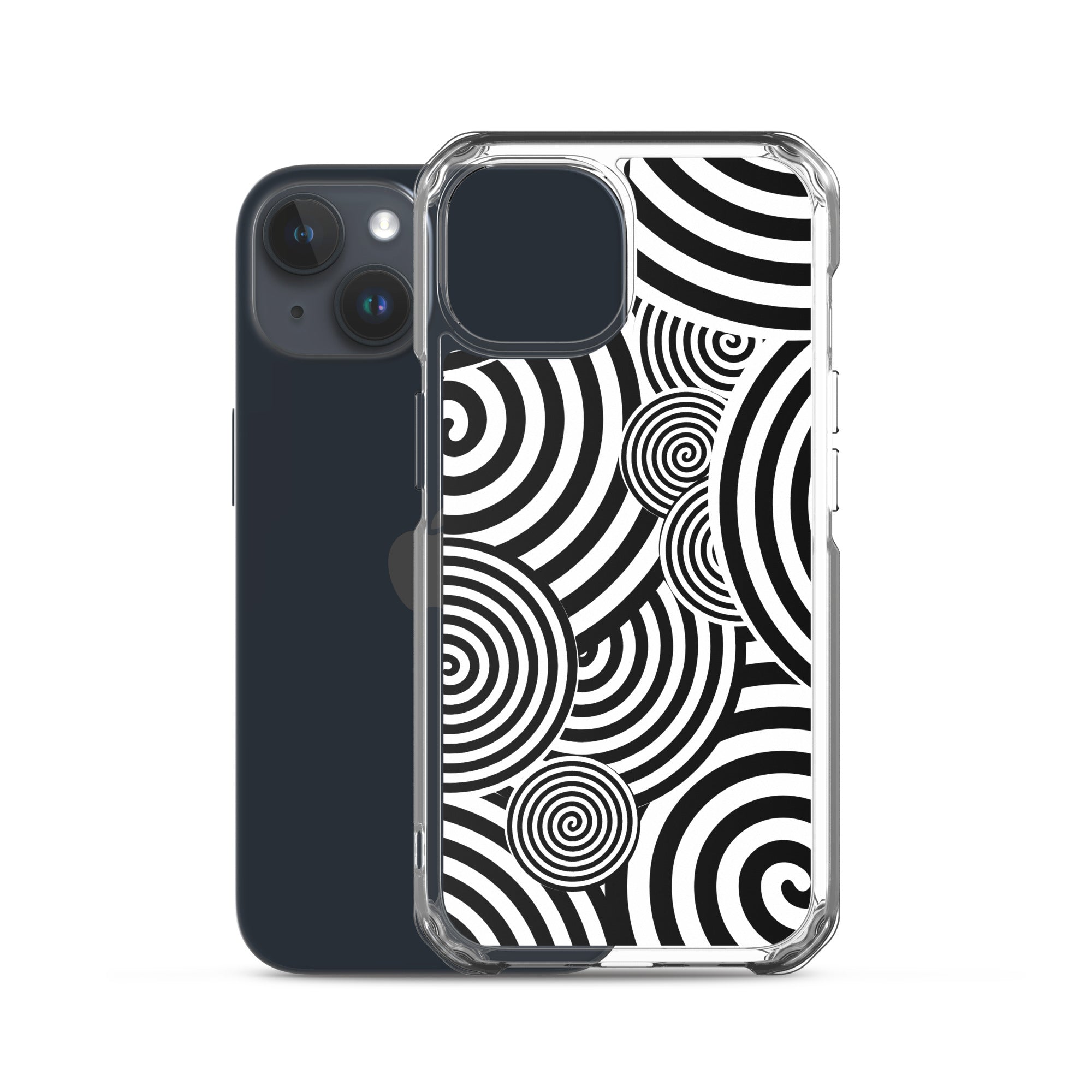 Swirl iPhone® Case, Transparent Luxury Cover, Scratch-Resistant, Available For All Models, JHTEE Accessories. - JHTEE