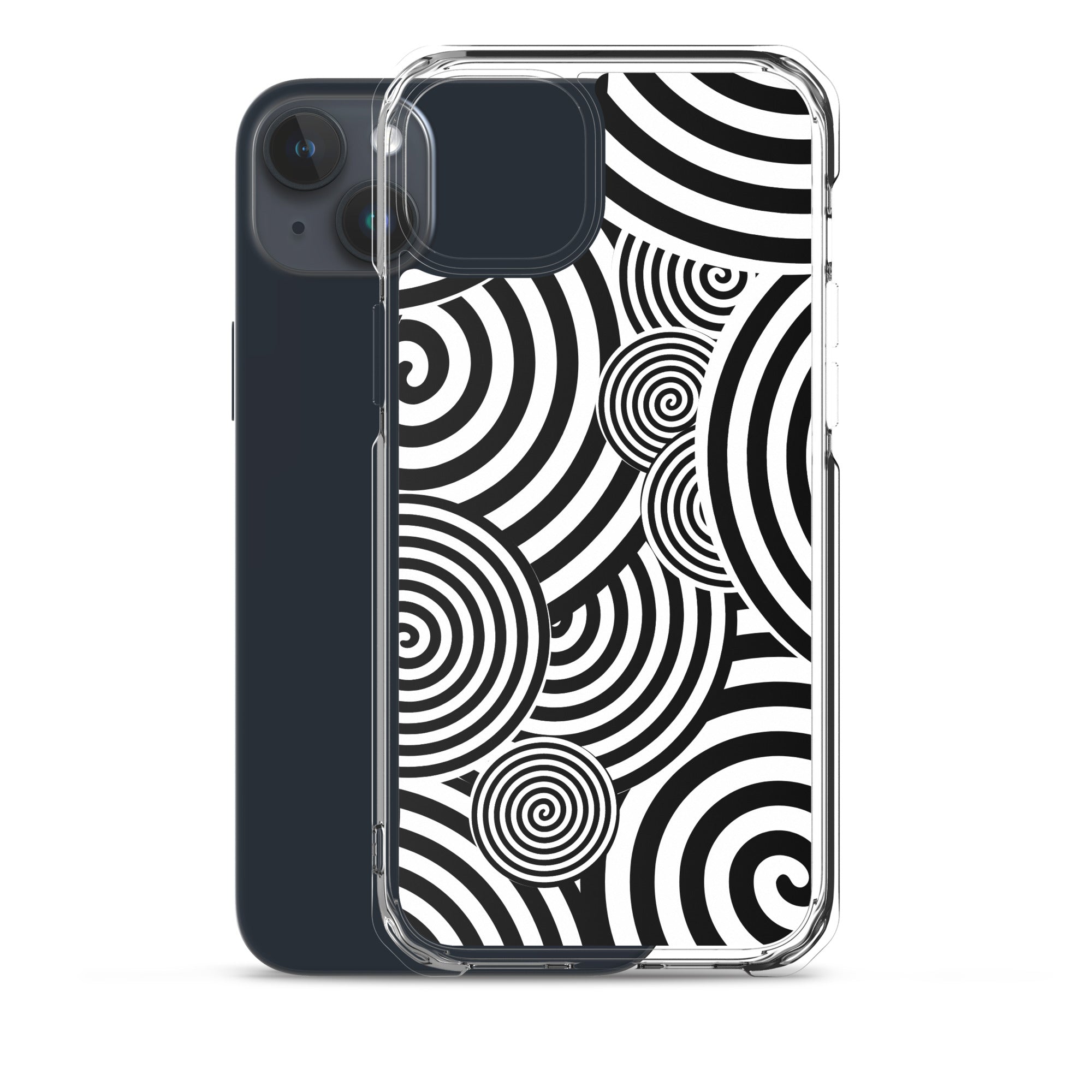 Swirl iPhone® Case, Transparent Luxury Cover, Scratch-Resistant, Available For All Models, JHTEE Accessories. - JHTEE