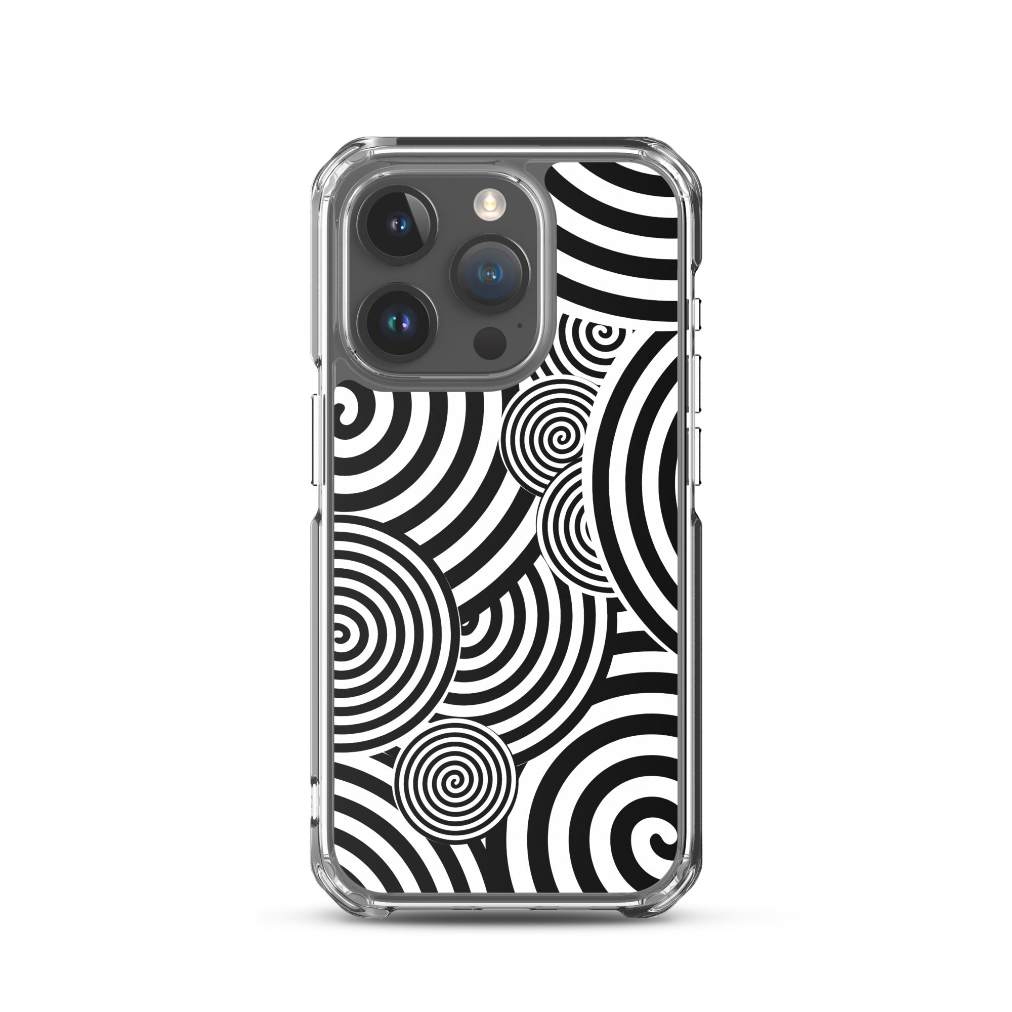 Swirl iPhone® Case, Transparent Luxury Cover, Scratch-Resistant, Available For All Models, JHTEE Accessories. - JHTEE