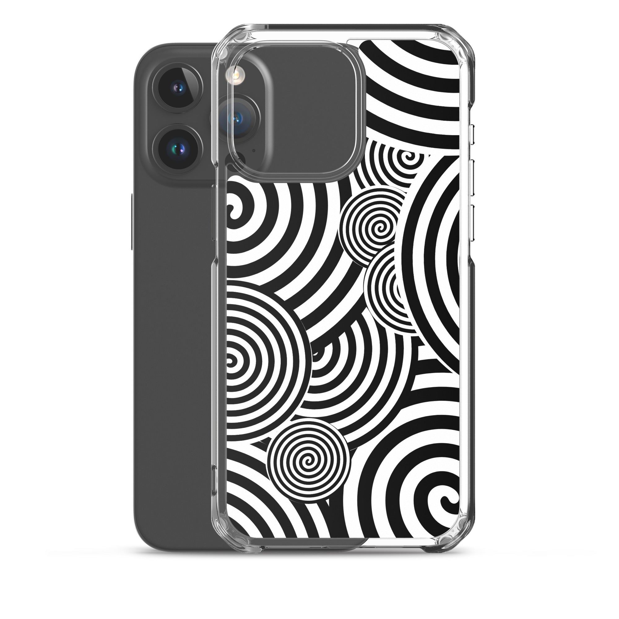 Swirl iPhone® Case, Transparent Luxury Cover, Scratch-Resistant, Available For All Models, JHTEE Accessories. - JHTEE