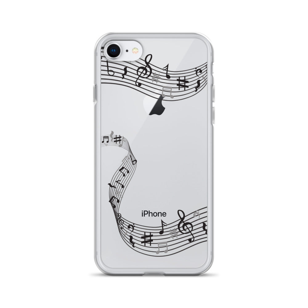 Music Clear iPhone® Case, Transparent Luxury Cover, Scratch-Resistant, Available For All Models, JHTEE Accessories. - JHTEE