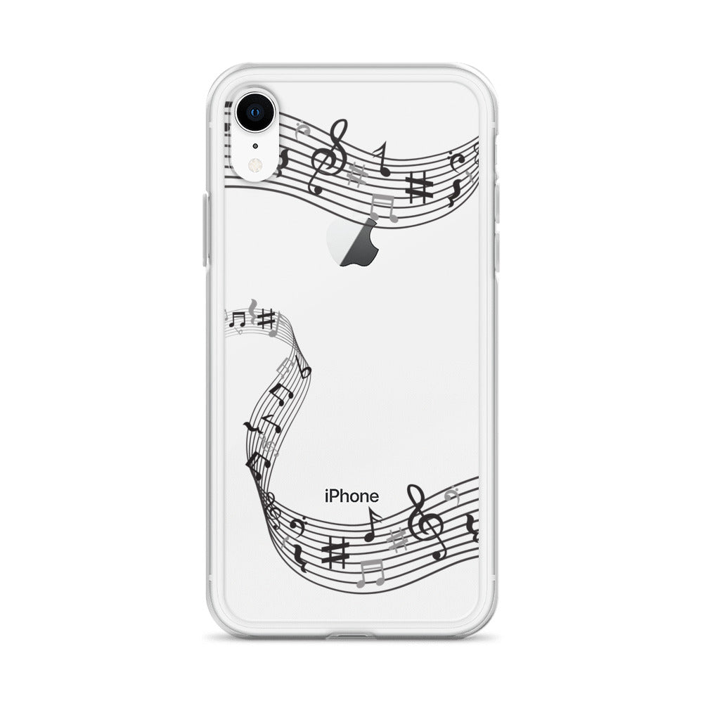 Music Clear iPhone® Case, Transparent Luxury Cover, Scratch-Resistant, Available For All Models, JHTEE Accessories. - JHTEE