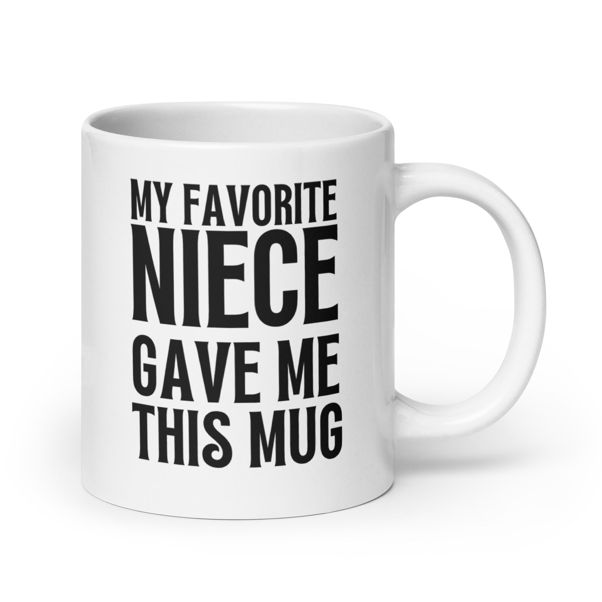 Favorite Niece Gift Ceramic Mug: Premium Quality, Sturdy and Convenient, Multiple Sizes, Perfect for Personal Use or Gifting Occasions., - JHTEE, Beverage containers, Camping mugs, Ceramic drinkware, #tag4#, #tag5#, #tag6#, #tag7#, #tag8#, #tag9#, #tag10#, #tag11#, #tag12#, #tag13#, #tag14#, #tag15#, #tag16#, #tag17#, #