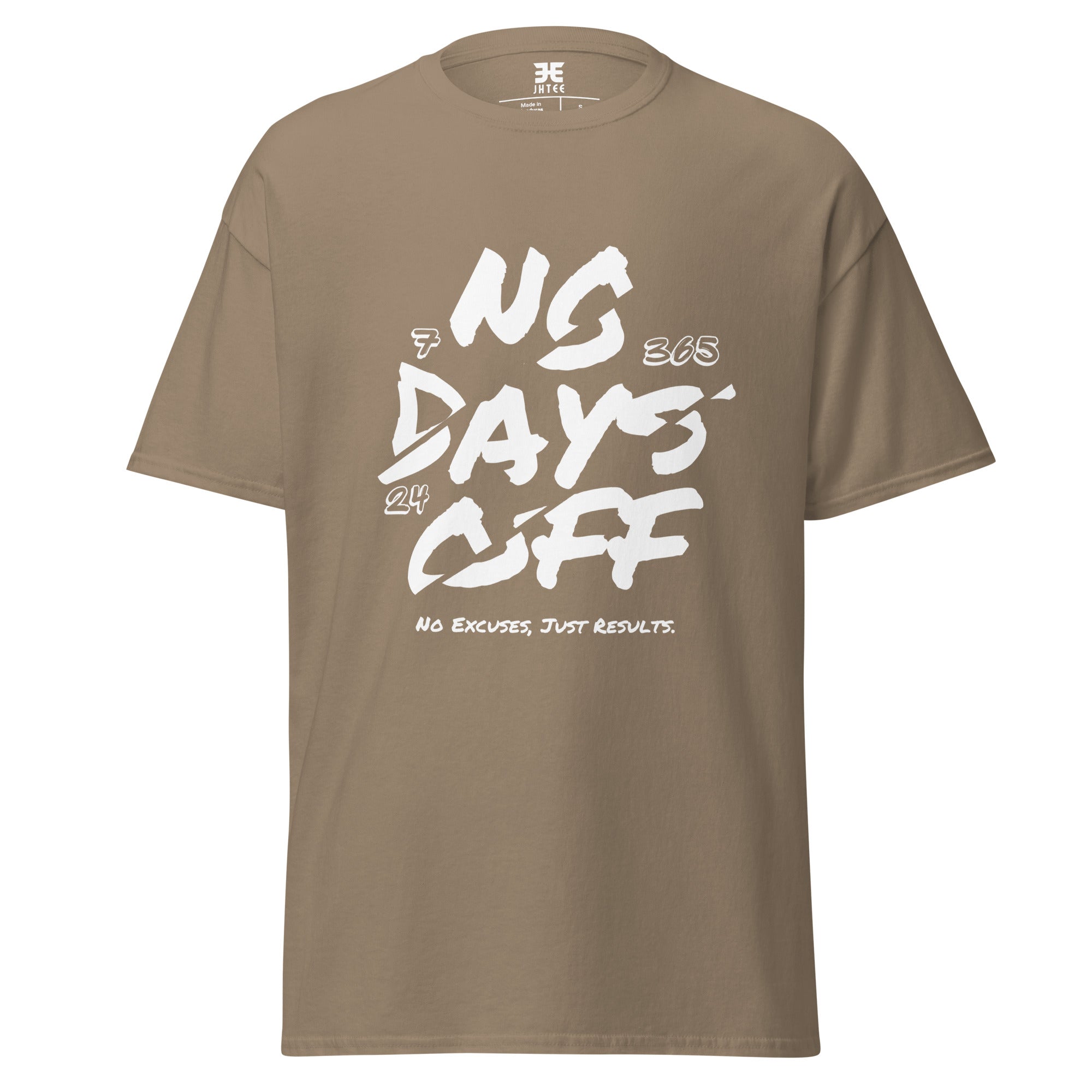 No Days Off Graphic Tee, Unisex  Motivational T-Shirt, Gym TShirt - JHTEE Apparel. - JHTEE