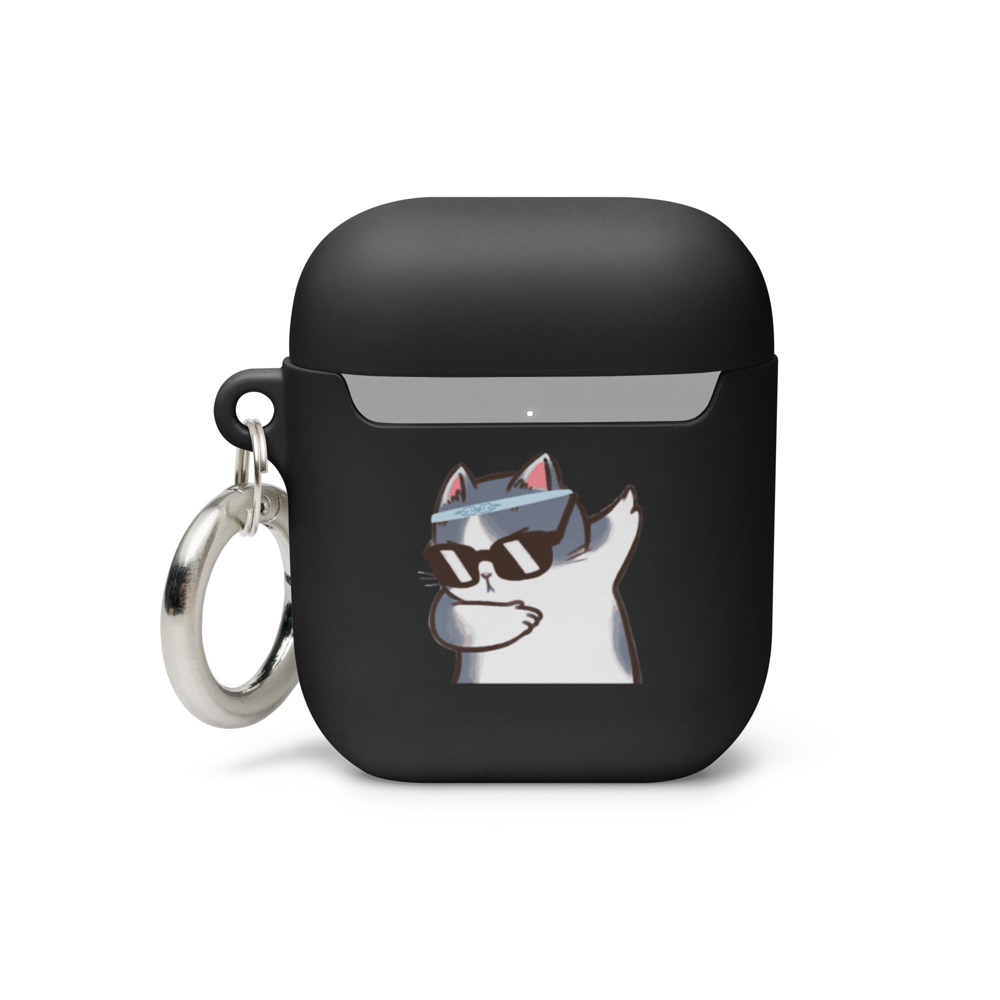 Posing Cat Rubber Case for AirPods®