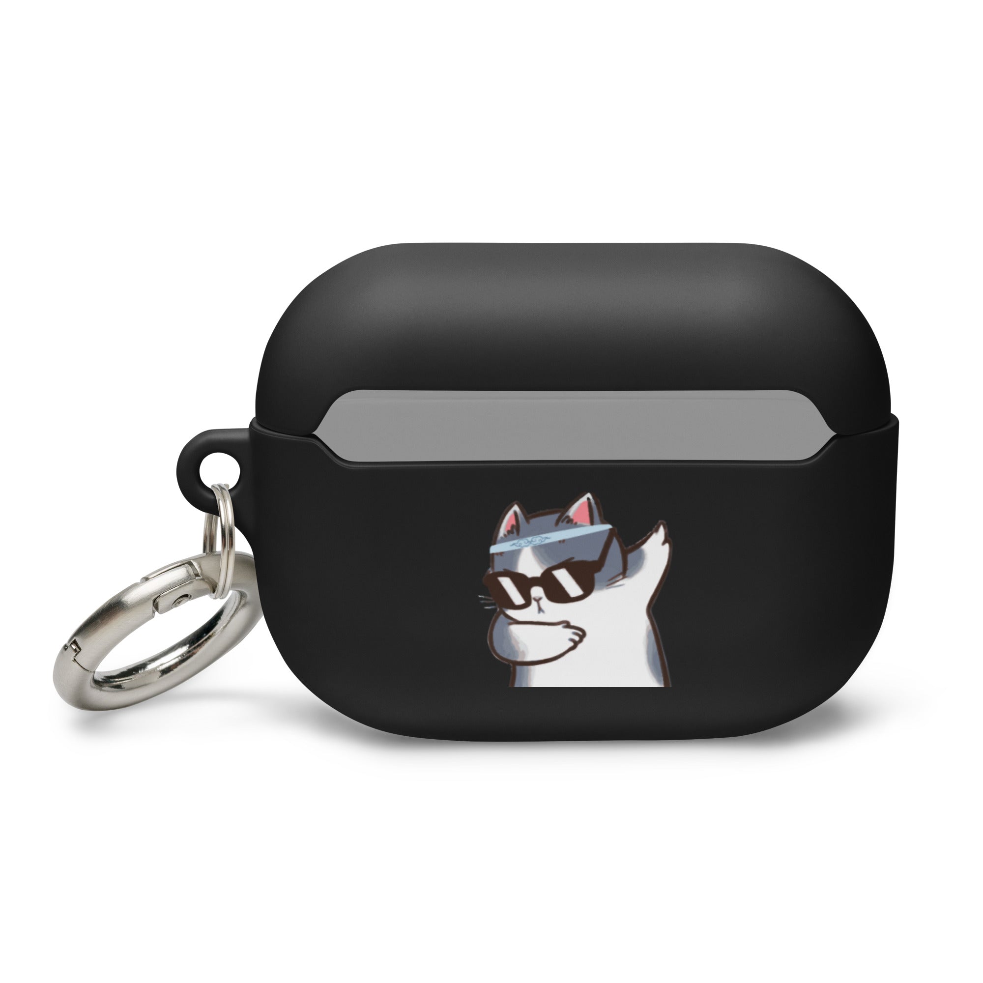 Posing Cat Rubber Case for AirPods®