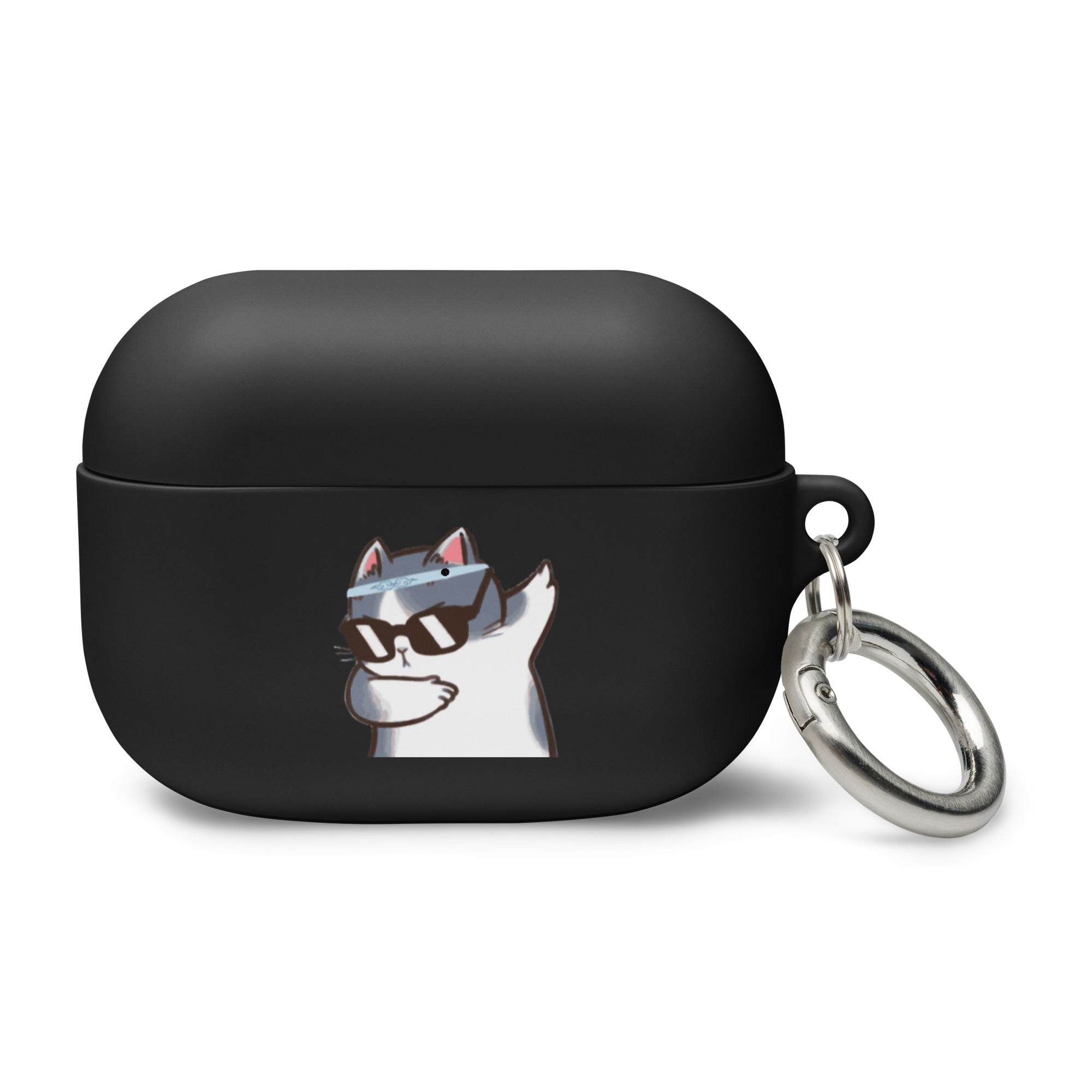 Posing Cat Rubber Case for AirPods®