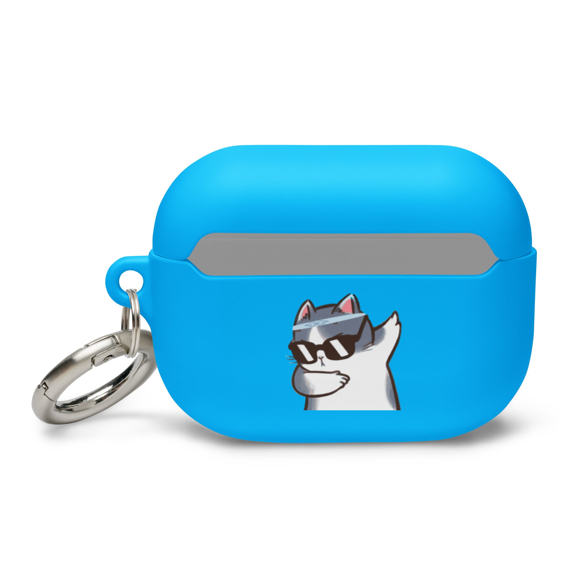 Posing Cat Rubber Case for AirPods®