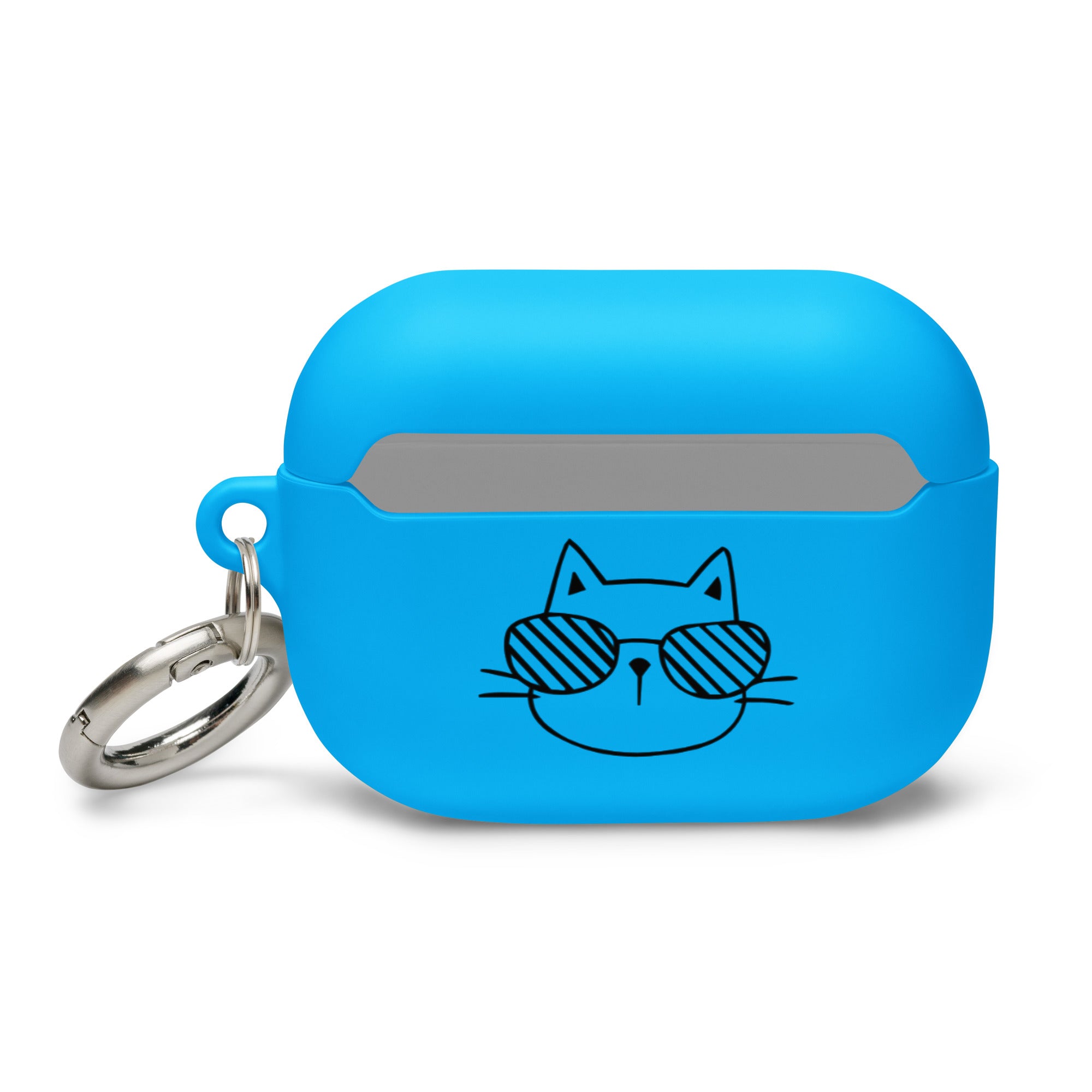 Cat in Shades Rubber Case for AirPods®