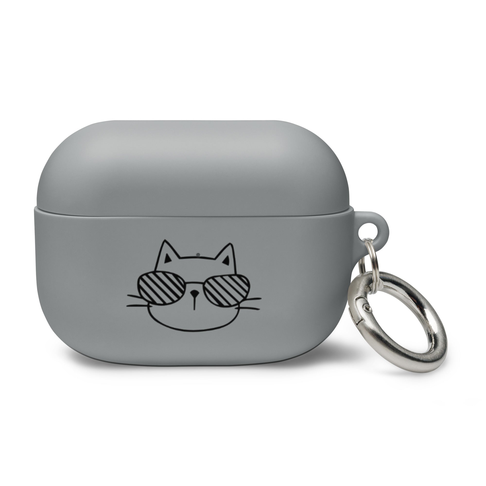 Cat in Shades Rubber Case for AirPods®