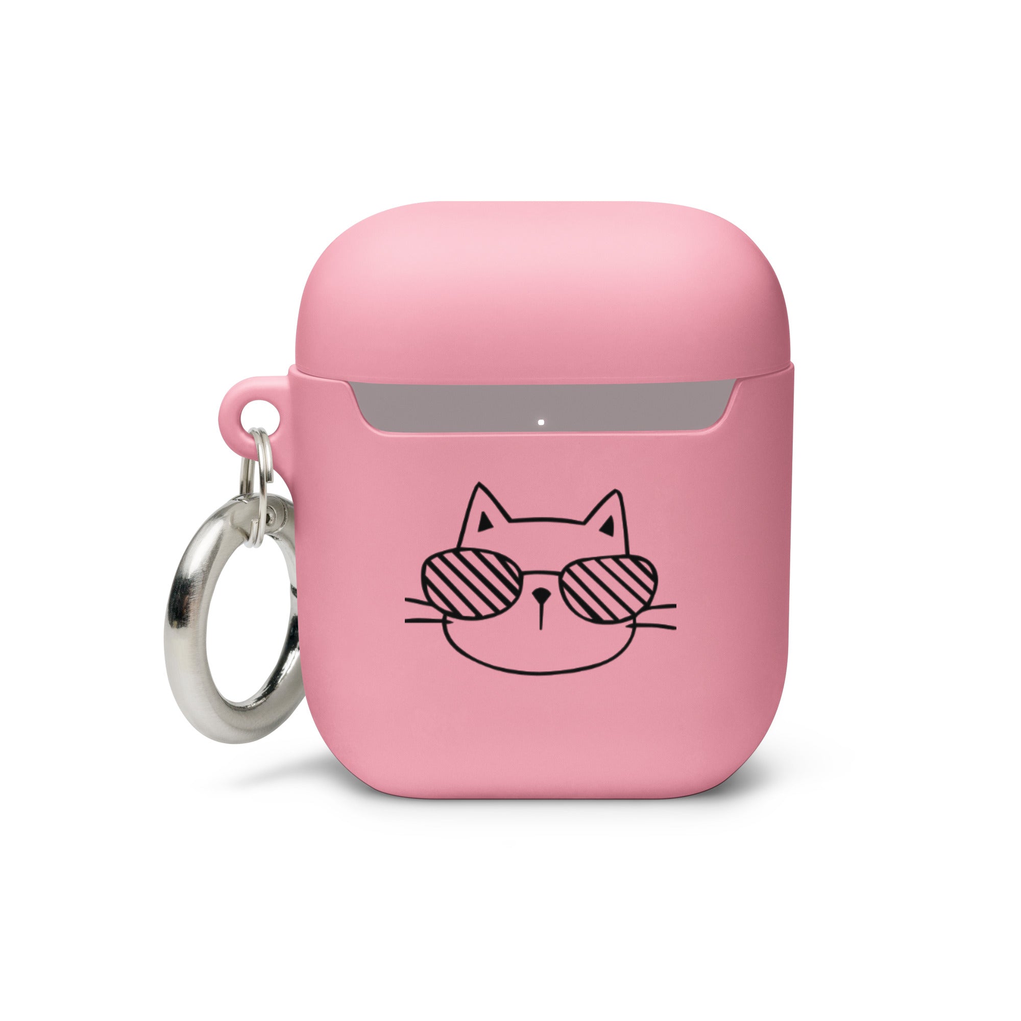 Cat in Shades Rubber Case for AirPods®