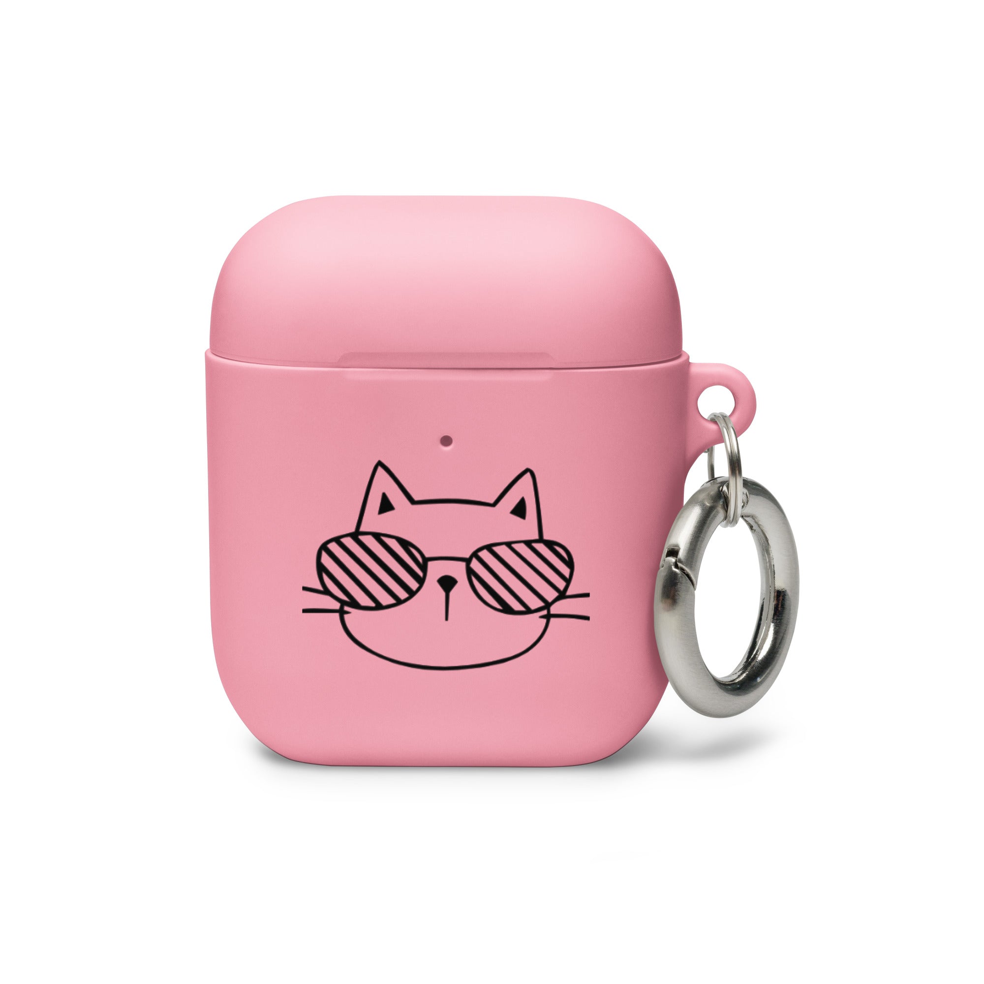 Cat in Shades Rubber Case for AirPods®