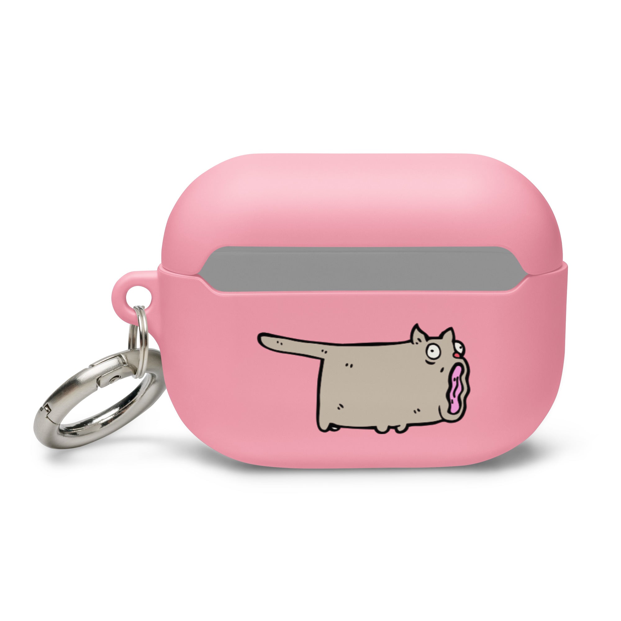 Yawning Cat Rubber Case for AirPods®