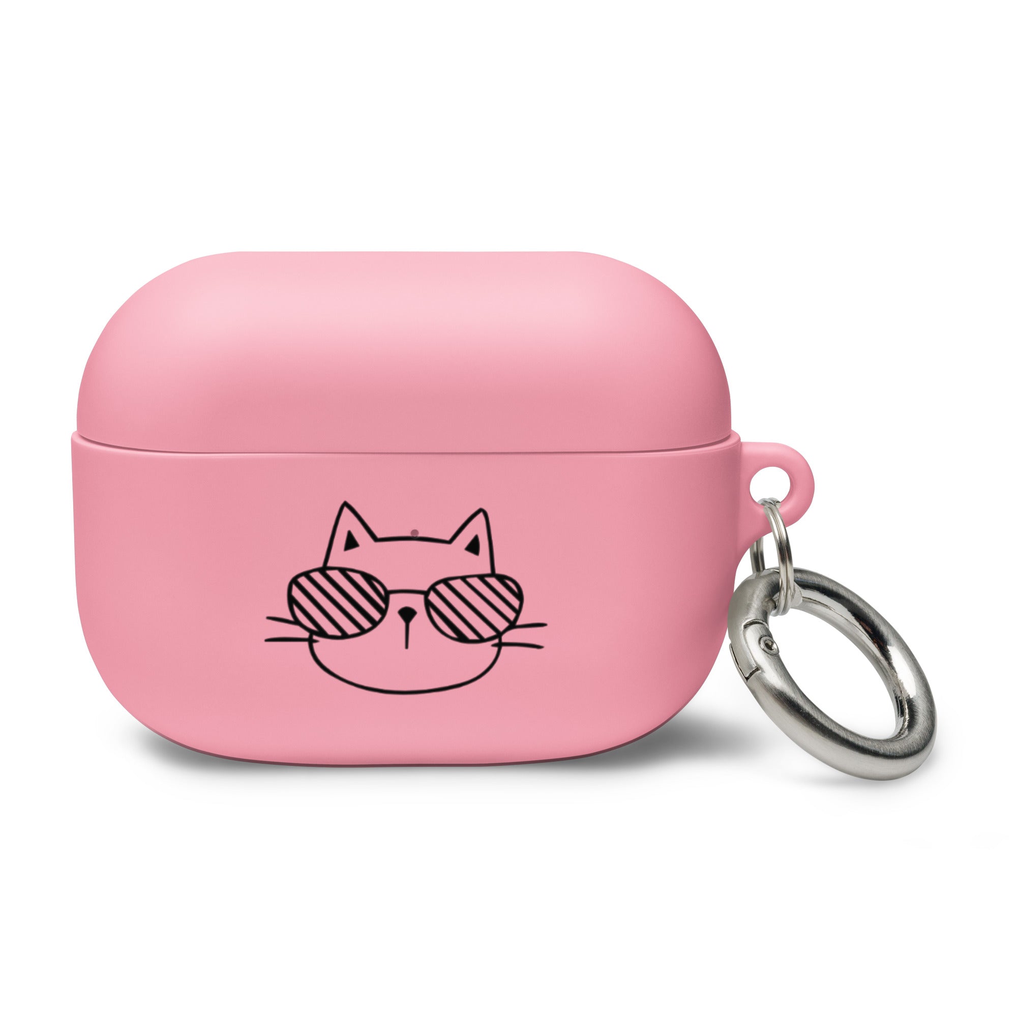 Cat in Shades Rubber Case for AirPods®