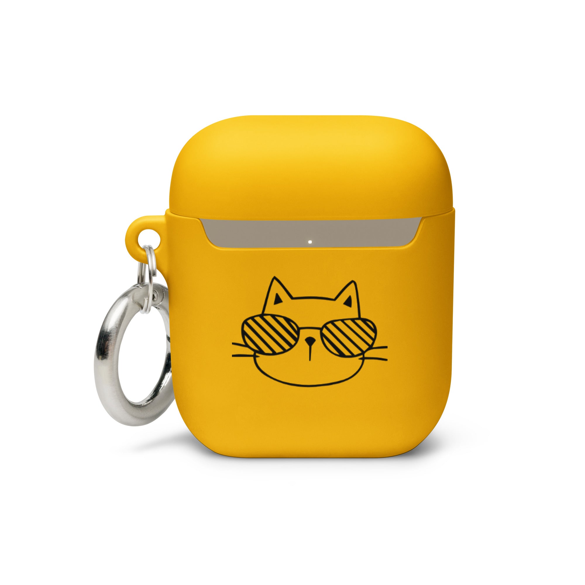 Cat in Shades Rubber Case for AirPods®