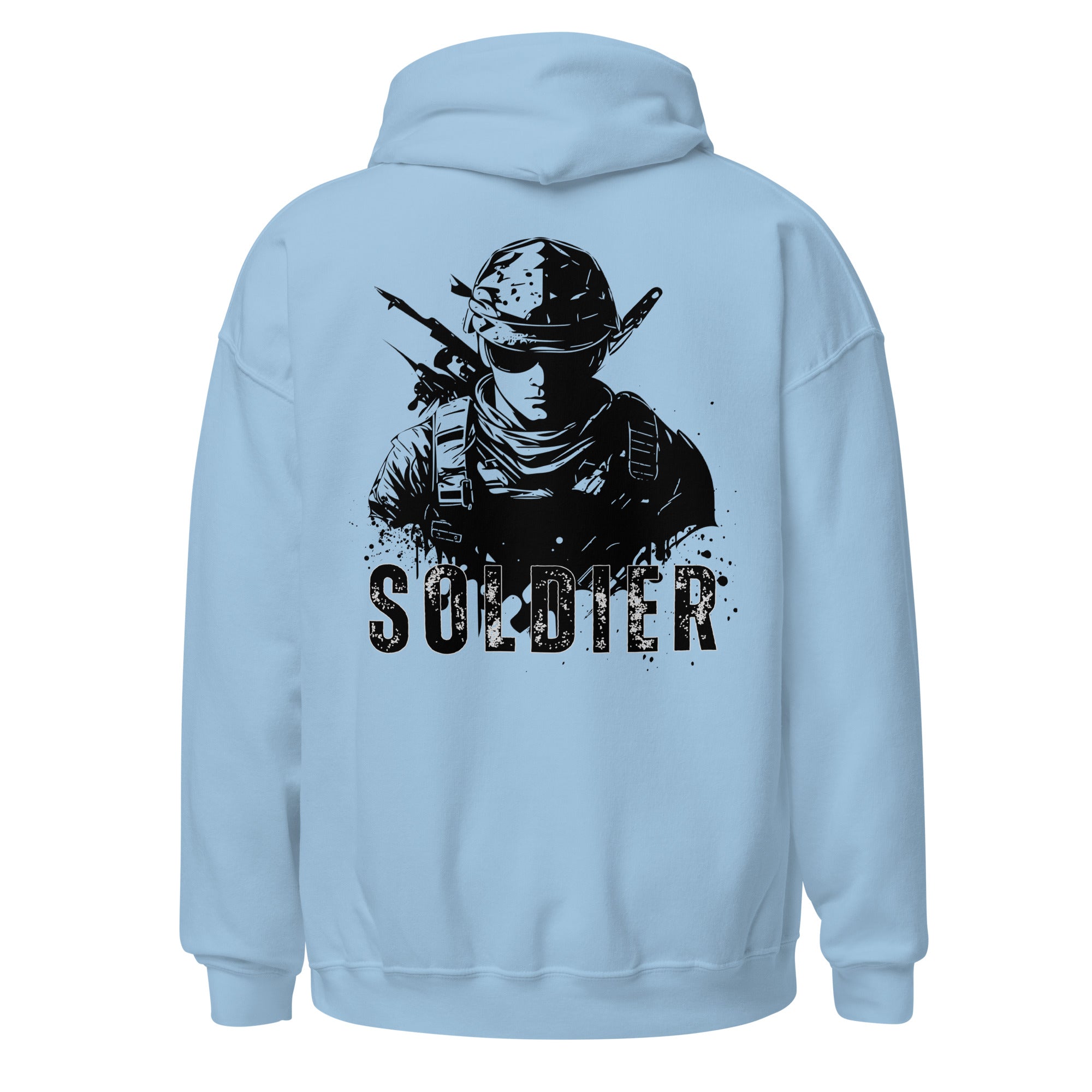 Soldier Back Print Unisex Heavy Blend Hoodie - JHTEE