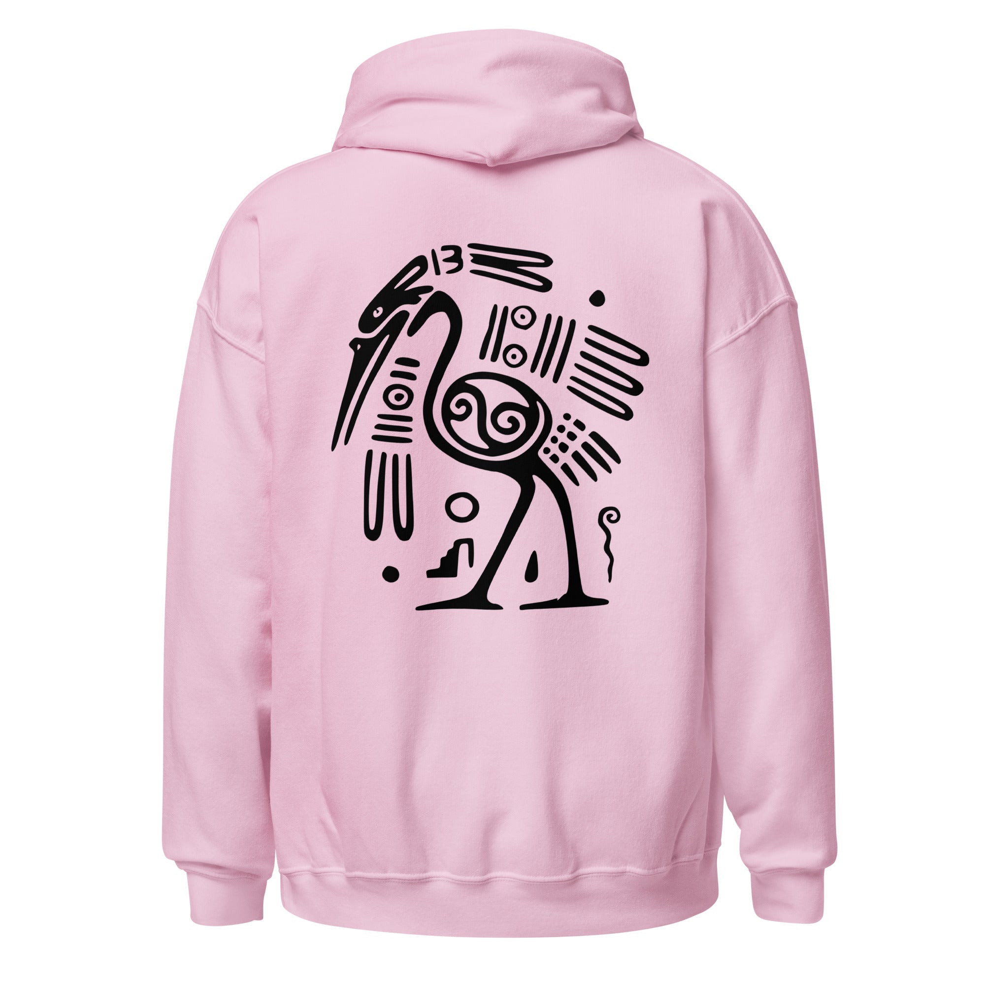 Aztec Crane Art Unisex Heavy Blend Hoodie - JHTEE