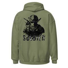 Soldier Back Print Unisex Heavy Blend Hoodie - JHTEE