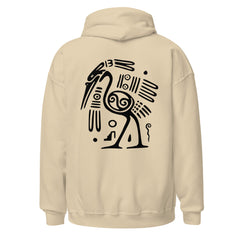 Aztec Crane Art Unisex Heavy Blend Hoodie - JHTEE