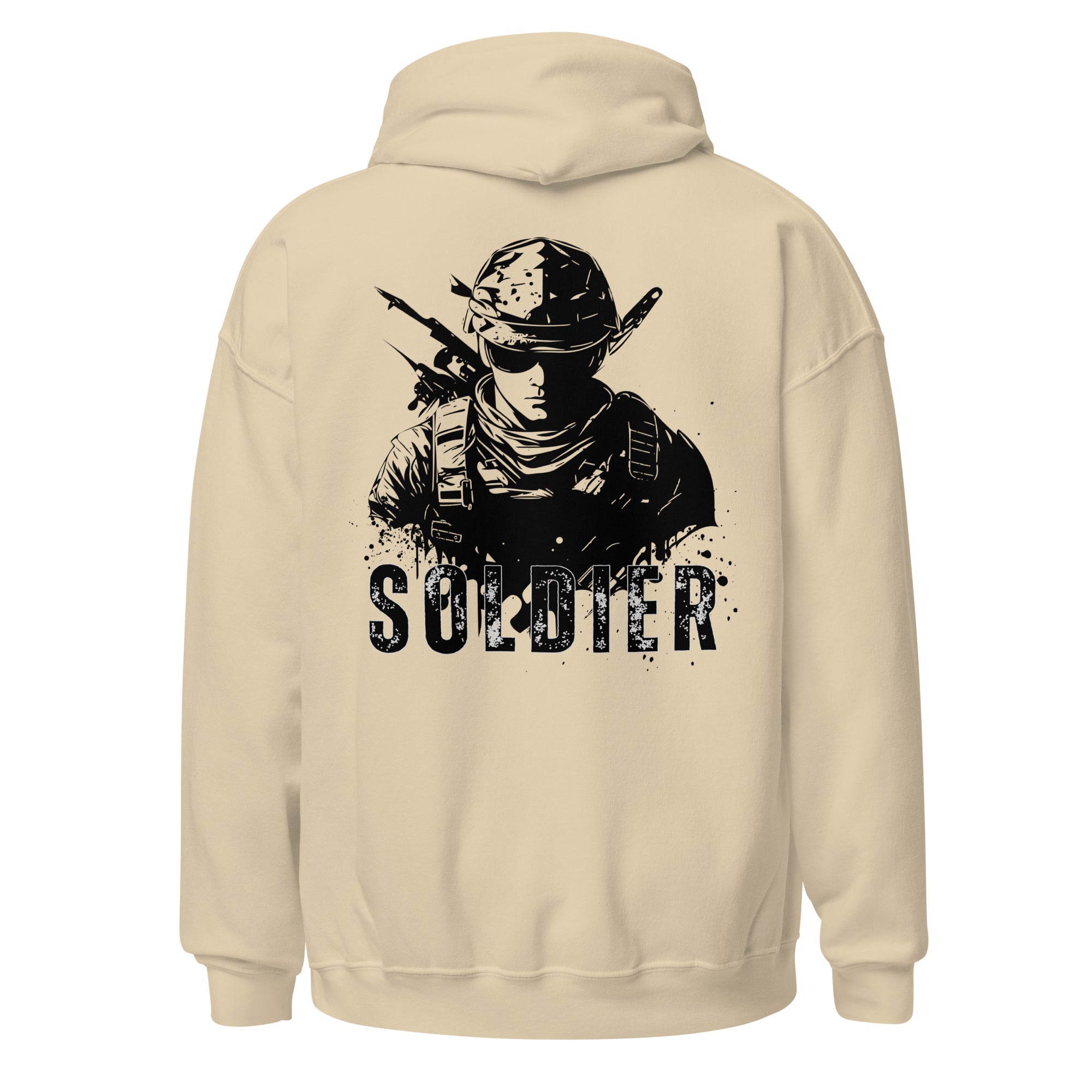 Soldier Back Print Unisex Heavy Blend Hoodie - JHTEE