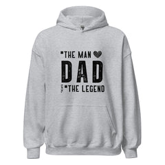 Dad The Man The Legend : Unisex Heavy Blend Hoodie - JHTEE