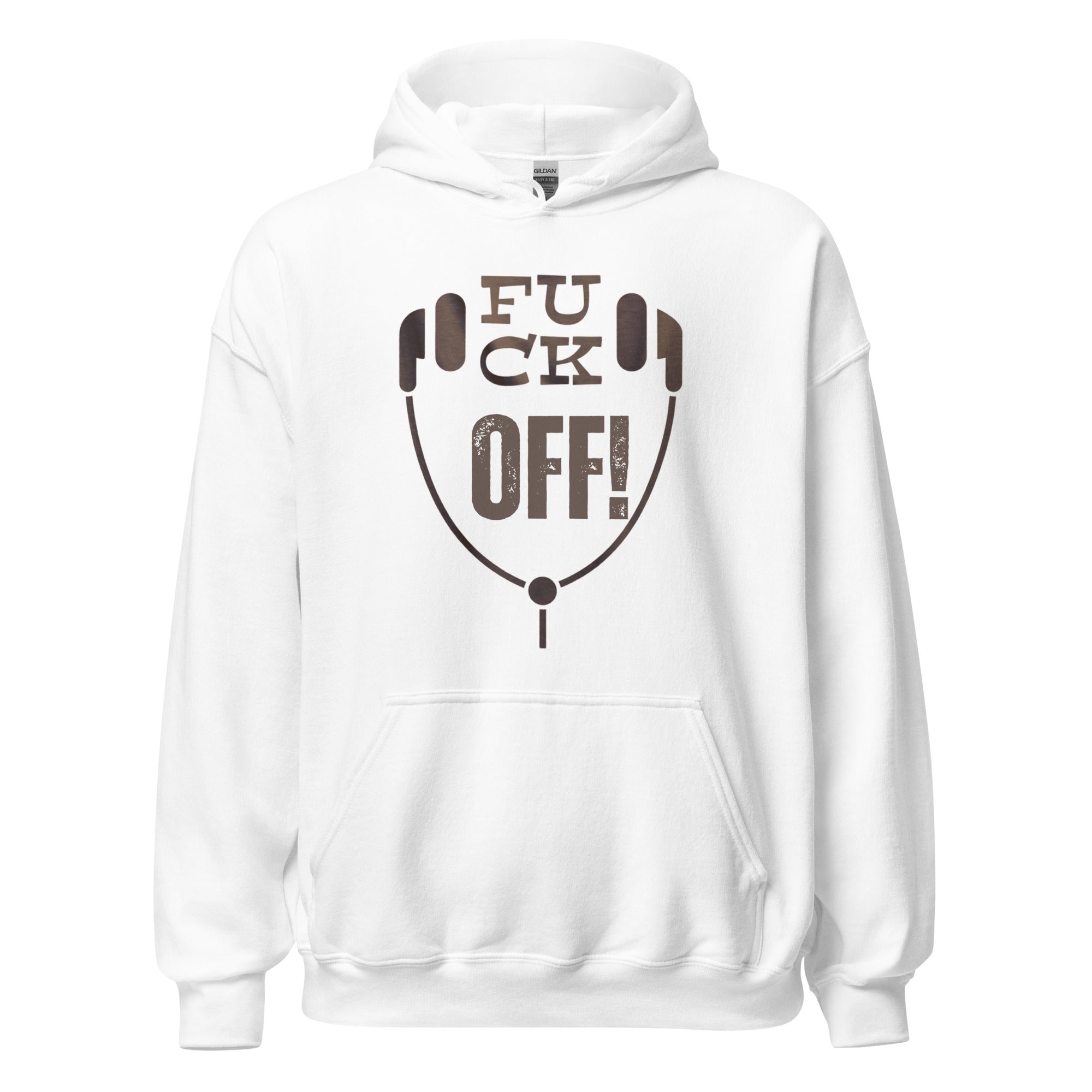 F*CK OFF : Unisex Heavy Blend Hoodie - JHTEE