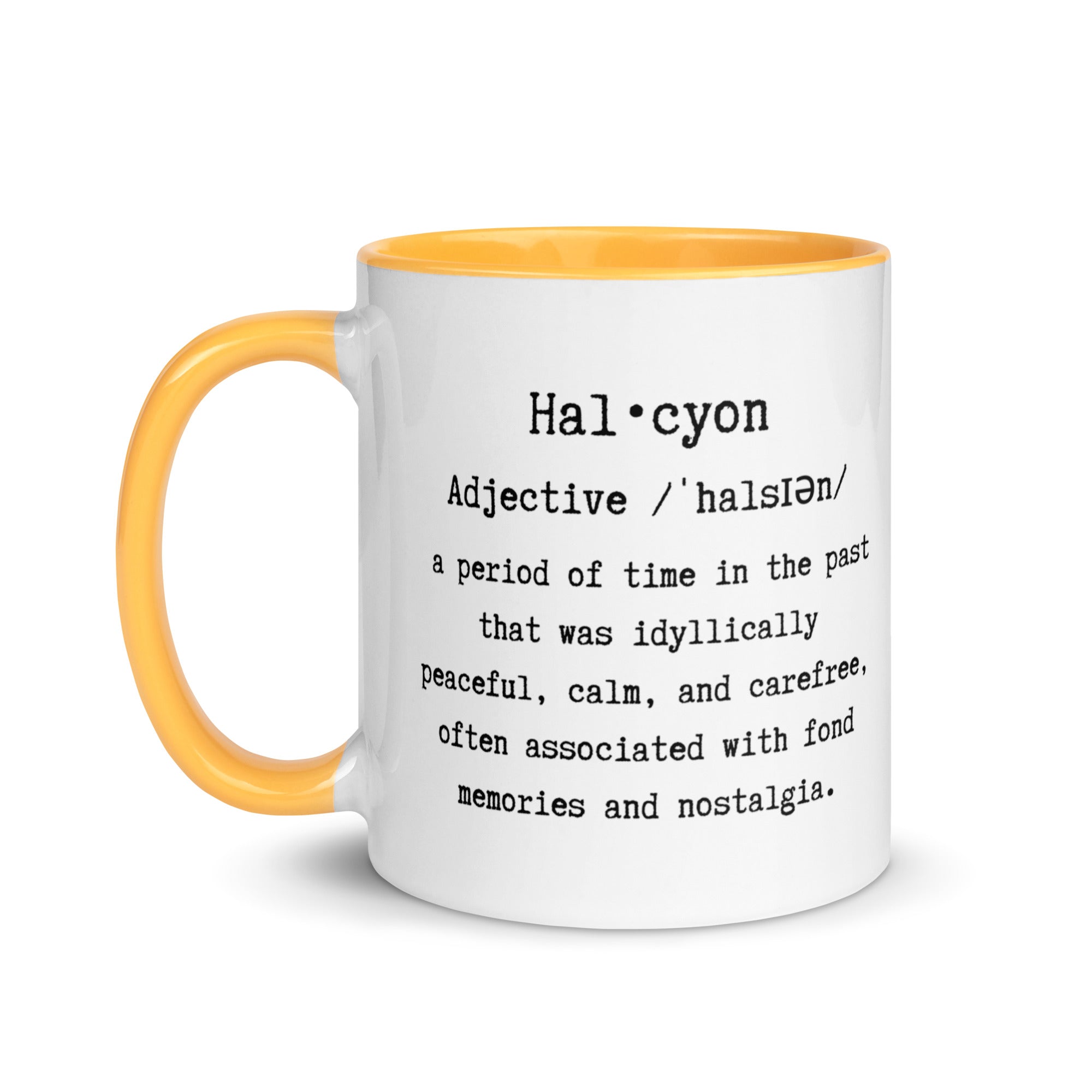 Halcyon Ceramic Mug: Premium Quality, Sturdy and Convenient, Multiple Sizes, Perfect for Personal Use or Gifting Occasions. - JHTEE